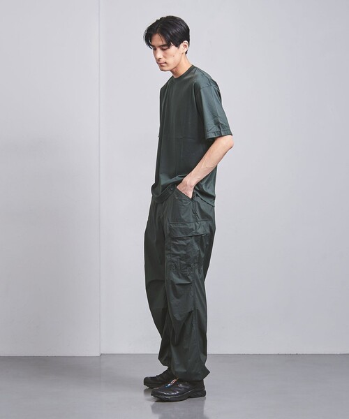 UNITED ARROWS（ユナイテッドアローズ）の「クリスピーナイロン 6ポケット オールギャザー イージーパンツ（カーゴパンツ・メンズ・ネイビー/ダークグリーン・S/M/L）」の6枚目の写真