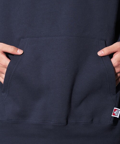 BEN DAVIS（ベンデイビス）の「BEN DAVIS/ベンデイビス 別注 SPRAY LOGO HOODIE(限定展開)（パーカー・メンズ・ブラック/ライトグレー/ネイビー・MEDIUM/LARGE/X-LARGE）」の8枚目の写真