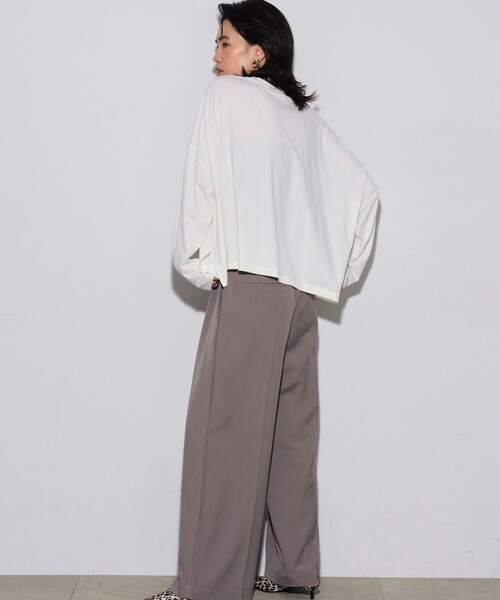 GALLEST（ギャレスト）の「◆ヴィンテージロゴプリントロングTシャツ（Tシャツ/カットソー・レディース・ホワイト/ブラック/グリーン・38）」の13枚目の写真