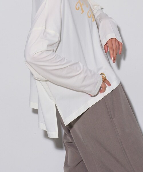 GALLEST（ギャレスト）の「◆ヴィンテージロゴプリントロングTシャツ（Tシャツ/カットソー・レディース・ホワイト/ブラック/グリーン・38）」の15枚目の写真