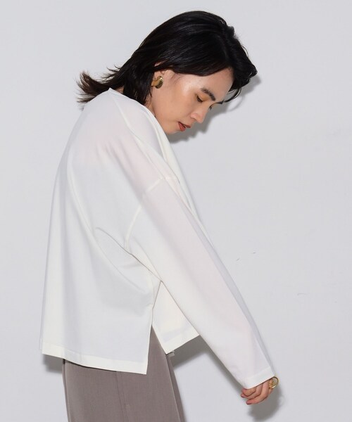 GALLEST（ギャレスト）の「◆ヴィンテージロゴプリントロングTシャツ（Tシャツ/カットソー・レディース・ホワイト/ブラック/グリーン・38）」の16枚目の写真