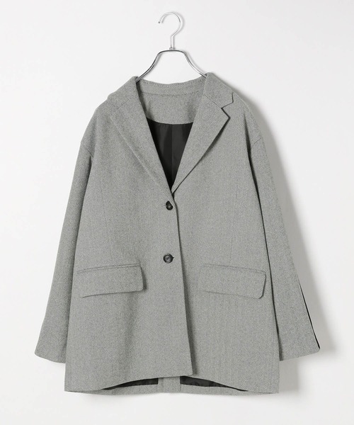 PAGEBOY(ページボーイ)の「ヘリンボーンジャケット(テーラードジャケット・レディース・ブラウン系その他/ブラック系その他/チャコールグレー・FREE)」の19枚目の写真