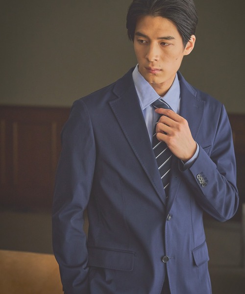 GLOBAL WORK(グローバルワーク)の「モーションテックジャケット/Salon de GW/115883(テーラードジャケット・メンズ・ダークブラウン/ブラック/グリーン系その他7/ベージュ/ネイビー/チャコールグレー/グレイッシュベージュ・SMALL/LARGE/MEDIUM/X-LARGE)」の7枚目の写真