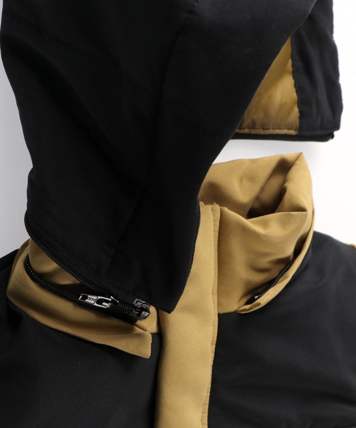 BRANSHES（ブランシェス）の「【あったか/撥水】THERMOLITE／ECOMODE中綿ブルゾン（ブルゾン・キッズ・キャメル/ブラック・130cm/140cm/150cm/100cm/110cm/90cm/120cm）」の6枚目の写真