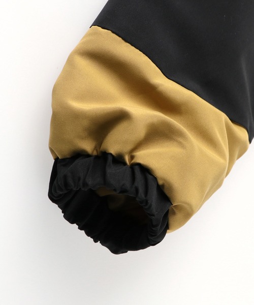 BRANSHES（ブランシェス）の「【あったか/撥水】THERMOLITE／ECOMODE中綿ブルゾン（ブルゾン・キッズ・キャメル/ブラック・130cm/140cm/150cm/100cm/110cm/90cm/120cm）」の8枚目の写真