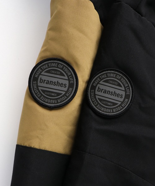 BRANSHES（ブランシェス）の「【あったか/撥水】THERMOLITE／ECOMODE中綿ブルゾン（ブルゾン・キッズ・キャメル/ブラック・130cm/140cm/150cm/100cm/110cm/90cm/120cm）」の9枚目の写真