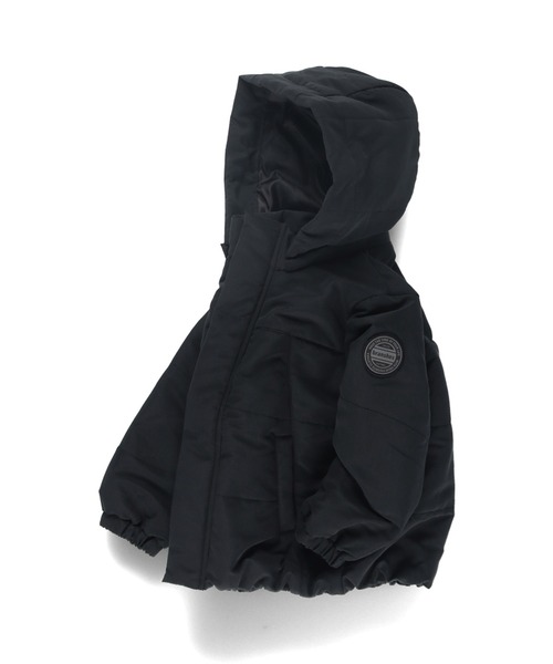 BRANSHES（ブランシェス）の「【あったか/撥水】THERMOLITE／ECOMODE中綿ブルゾン（ブルゾン・キッズ・キャメル/ブラック・130cm/140cm/150cm/100cm/110cm/90cm/120cm）」の17枚目の写真