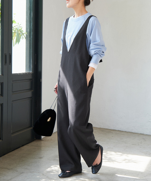 Spick & Span（スピックアンドスパン）の「Vネックオールインワン