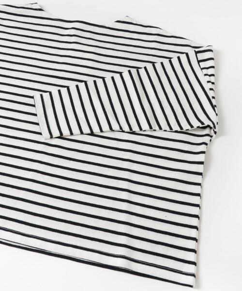 ITEMS URBANRESEARCH（アイテムズ アーバンリサーチ）の「バスクボーダーロングスリーブTシャツ（Tシャツ/カットソー・レディース・グレー系その他/ブルー系その他/ホワイト系その他/ブラウン系その他・FREE）」の22枚目の写真