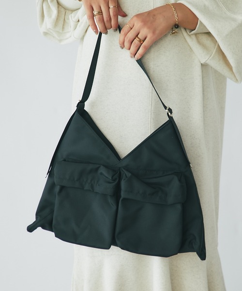 Woods（ウッズ）の「Woods/ポリエステルショルダーバッグ（ショルダーバッグ・レディース・ホワイト/ブラック・FREE）」の17枚目の写真