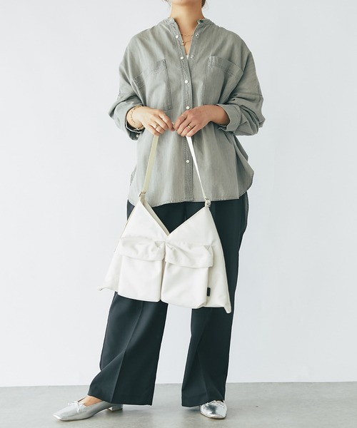 Woods（ウッズ）の「Woods/ポリエステルショルダーバッグ（ショルダーバッグ・レディース・ホワイト/ブラック・FREE）」の15枚目の写真