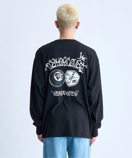 セール】24 8BALL&DICE LS/DCバックプリント長袖ロンT（Tシャツ