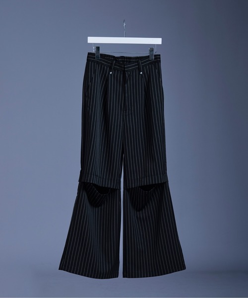 セール】Ellno Loset × selleglant フロントカットワイドストライプ