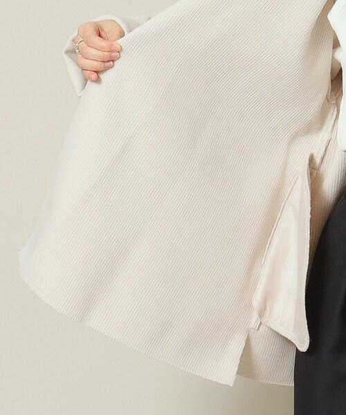 ITS'DEMO（イッツデモ）の「◆裏リブミディ丈着流しコート（チェスターコート・レディース・グレー/アイボリー/ブラウン系・00）」の13枚目の写真