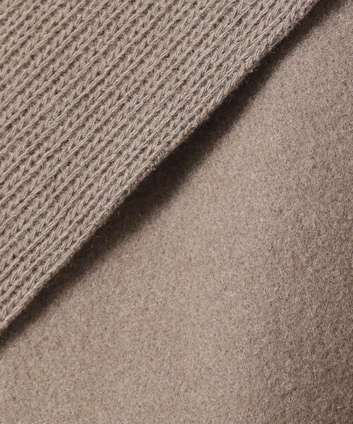 ITS'DEMO（イッツデモ）の「◆裏リブミディ丈着流しコート（チェスターコート・レディース・グレー/アイボリー/ブラウン系・00）」の19枚目の写真