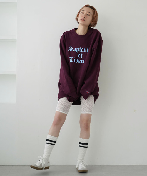 SLOBE citron.(スローブシトロン)の「《WEB限定》SLOBE citron. レースサイクルパンツ(レギンス/スパッツ・レディース・ホワイト・FREE)」の3枚目の写真