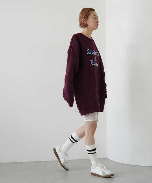 SLOBE citron.(スローブシトロン)の「《WEB限定》SLOBE citron. レースサイクルパンツ(レギンス/スパッツ・レディース・ホワイト・FREE)」の5枚目の写真