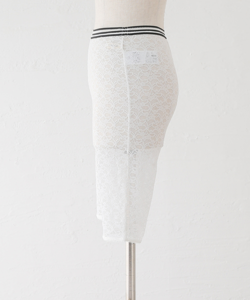 SLOBE citron.(スローブシトロン)の「《WEB限定》SLOBE citron. レースサイクルパンツ(レギンス/スパッツ・レディース・ホワイト・FREE)」の19枚目の写真