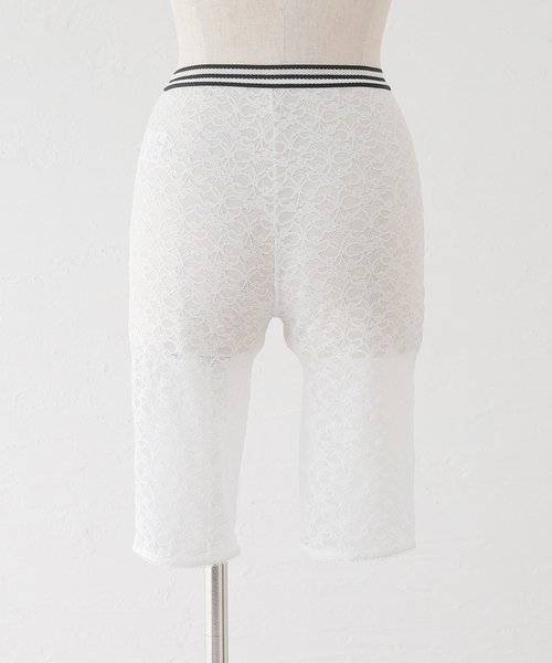 SLOBE citron.(スローブシトロン)の「《WEB限定》SLOBE citron. レースサイクルパンツ(レギンス/スパッツ・レディース・ホワイト・FREE)」の20枚目の写真