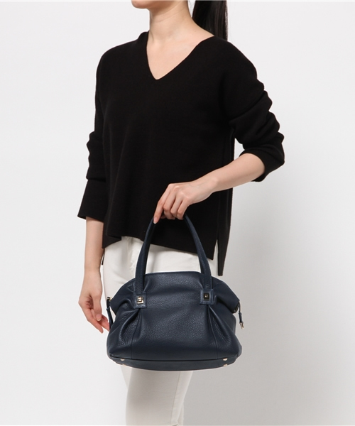 U by Ungaro(ユーバイウンガロ)の「U by Ungaro エヴェン ハンド (5S)(ハンドバッグ・レディース・ネイビー/オレンジ/ゴールド/ブルー・FREE)」の12枚目の写真
