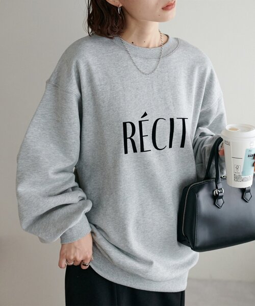 DISCOAT（ディスコート）の「【WEB限定】フロッキーロゴスウェット（Tシャツ/カットソー・レディース・グレー/チャコールグレー/アイボリー/ブラウン・MEDIUM）」の13枚目の写真