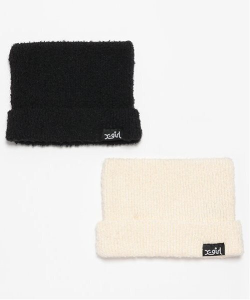 X-girl Stages（エックスガールステージス）の「猫耳ニットキャップ（キャップ・キッズ・ブラック/アイボリー・FREE）」の14枚目の写真