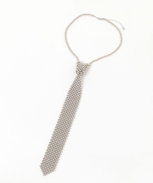 niko and...(ニコアンド)の「ネクタイネックレス(ネックレス・レディース・ブラック/グレー/ホワイト・0)」の3枚目の写真