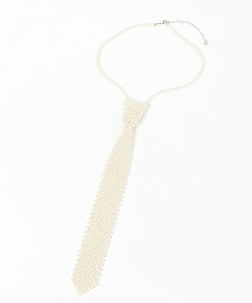 niko and...(ニコアンド)の「ネクタイネックレス(ネックレス・レディース・ブラック/グレー/ホワイト・0)」の2枚目の写真