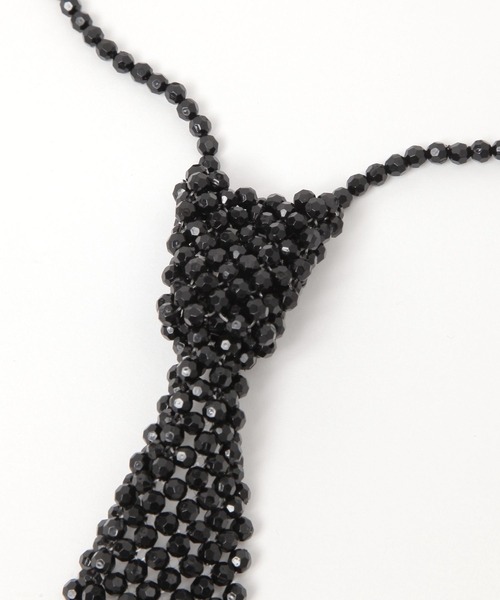 niko and...(ニコアンド)の「ネクタイネックレス(ネックレス・レディース・ブラック/グレー/ホワイト・0)」の4枚目の写真