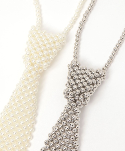 niko and...(ニコアンド)の「ネクタイネックレス(ネックレス・レディース・ブラック/グレー/ホワイト・0)」の7枚目の写真