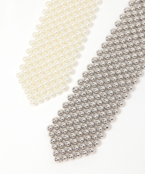 niko and...(ニコアンド)の「ネクタイネックレス(ネックレス・レディース・ブラック/グレー/ホワイト・0)」の8枚目の写真