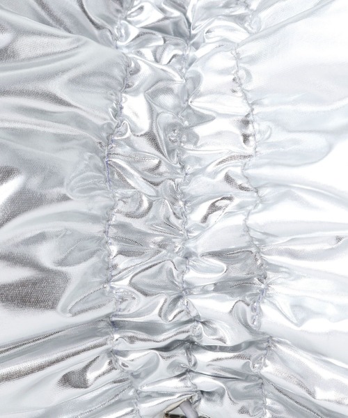 tiny tiny（ティニーティニー）の「サイド編み上げショルダーバッグ[tiny tiny(ティニーティニー)]（ショルダーバッグ・レディース・シルバー/ブラック/カーキ・FREE）」の16枚目の写真