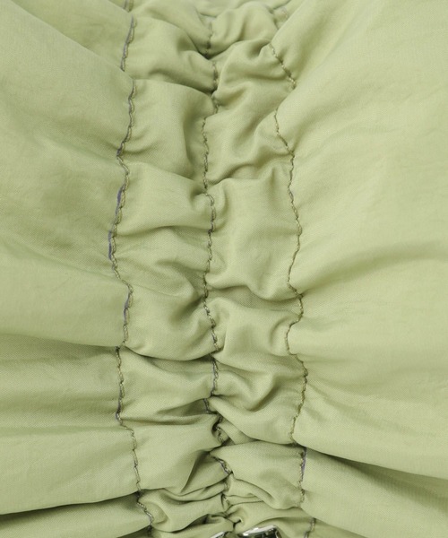 tiny tiny（ティニーティニー）の「サイド編み上げショルダーバッグ[tiny tiny(ティニーティニー)]（ショルダーバッグ・レディース・シルバー/ブラック/カーキ・FREE）」の17枚目の写真