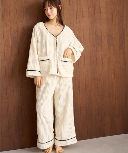 SNIDEL HOME（スナイデルホーム）の「ソフトボアロングパンツ（ルーム