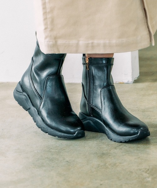 セール】エアかる撥水スニーカーブーツ/142640（ブーツ）｜GLOBAL WORK