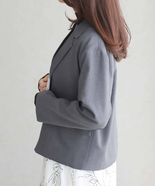 セール】クロップドジャケット（テーラードジャケット）｜Social GIRL