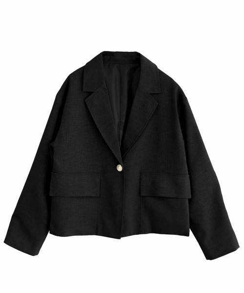 セール】クロップドジャケット（テーラードジャケット）｜Social GIRL