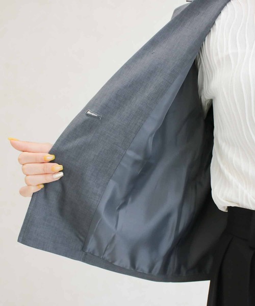 セール】クロップドジャケット（テーラードジャケット）｜Social GIRL