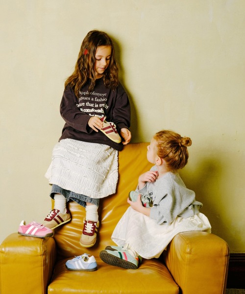 TOPSTAR（トップスター）の「KIDS TOPSTAR ゴム紐U型マジックテープスニーカー（スニーカー・キッズ・ブルー/ブラウン/グリーン/ピンク・24inch/26inch/27inch/28inch/29inch/30inch/31inch）」の6枚目の写真