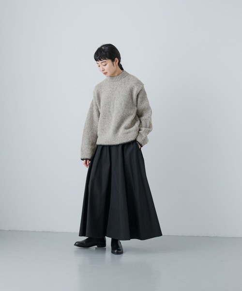 かぐれ（カグレ）の「ペルーヘムステッチニット（ニット/セーター・レディース・グレー/イエロー・FREE）」の9枚目の写真