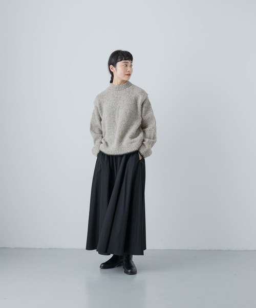 かぐれ（カグレ）の「ペルーヘムステッチニット（ニット/セーター・レディース・グレー/イエロー・FREE）」の10枚目の写真