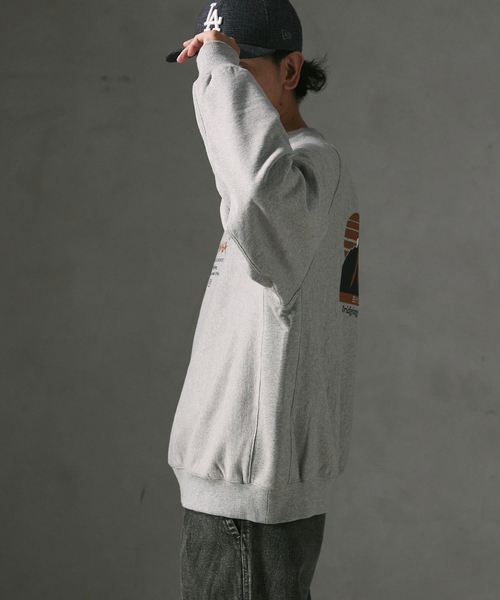 NANGA（ナンガ）の「NANGA / ナンガ 別注 プリントスウェット（スウェット・メンズ・ブラック/ホワイト/グレー・X-LARGE/LARGE/MEDIUM）」の12枚目の写真