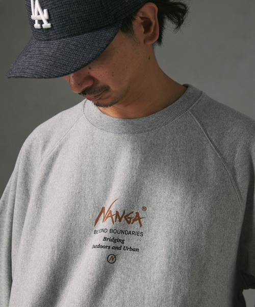 NANGA（ナンガ）の「NANGA / ナンガ 別注 プリントスウェット（スウェット・メンズ・ブラック/ホワイト/グレー・X-LARGE/LARGE/MEDIUM）」の13枚目の写真