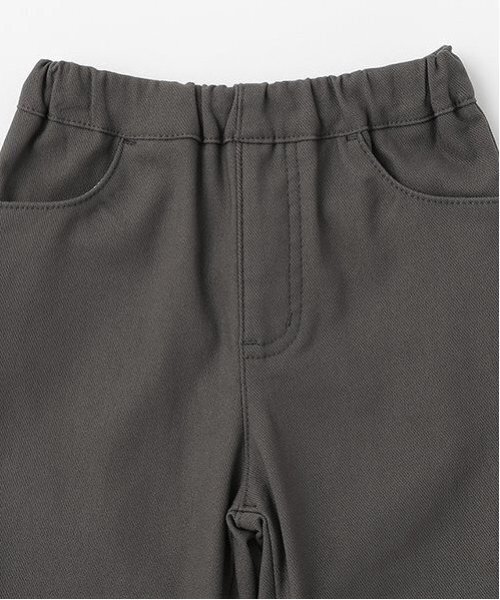 petit main（プティマイン）の「裏起毛のびのびストレッチパンツ（スウェットパンツ・キッズ・ブルーグリーン/キナリ/ネイビー/チャコール/ダークブラウン・80ｃｍ/90cm/100cm/110cm/120cm/130cm）」の10枚目の写真