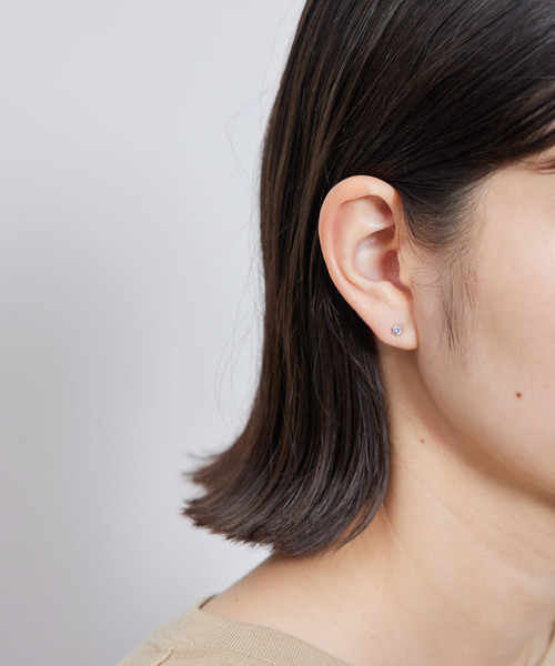 ROPE' PICNIC（ロペピクニック）の「プチパールサークルセットピアス（ピアス（両耳用）・レディース・シルバー/ゴールド・FREE）」の6枚目の写真