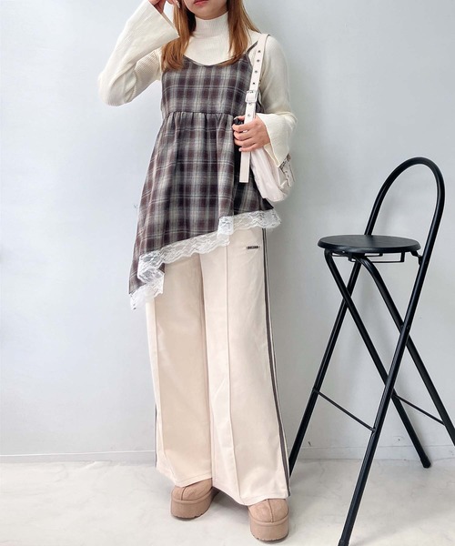 AS KNOW AS plus（アズノゥアズプラス）の「◇伸びイージースラックス（スラックス・レディース・ブラック系/ブラウン系/グレー系/アイボリー系/グレー系2/ブラック系2/サックスブルー系2/ブラウン系1/アイボリー系1/グレー系3/カーキ系3/アイボリー系3・FREE）」の20枚目の写真