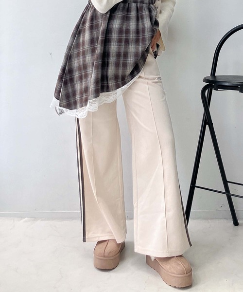 AS KNOW AS plus（アズノゥアズプラス）の「◇伸びイージースラックス（スラックス・レディース・ブラック系/ブラウン系/グレー系/アイボリー系/グレー系2/ブラック系2/サックスブルー系2/ブラウン系1/アイボリー系1/グレー系3/カーキ系3/アイボリー系3・FREE）」の19枚目の写真