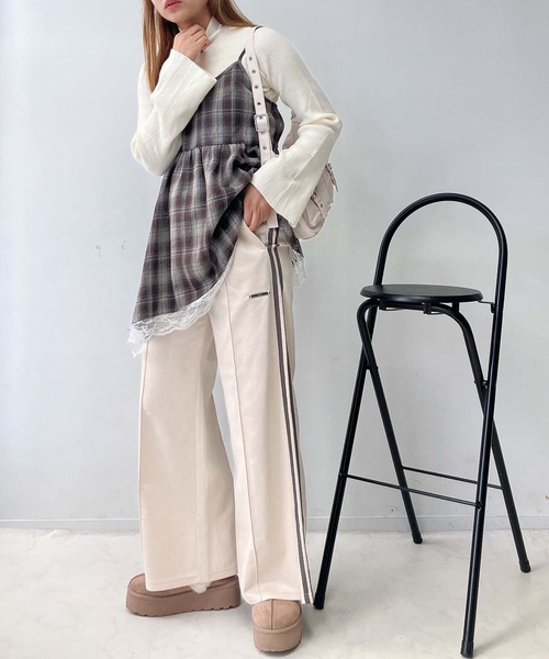 AS KNOW AS plus（アズノゥアズプラス）の「◇伸びイージースラックス（スラックス・レディース・ブラック系/ブラウン系/グレー系/アイボリー系/グレー系2/ブラック系2/サックスブルー系2/ブラウン系1/アイボリー系1/グレー系3/カーキ系3/アイボリー系3・FREE）」の22枚目の写真