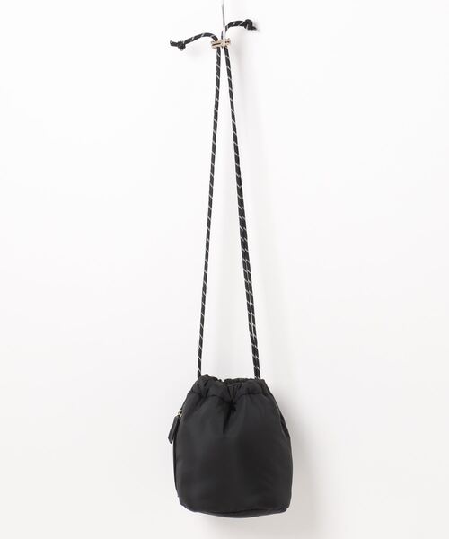 BARNYARDSTORM（バンヤードストーム）の「BARNYARDSTORM / キレイメコード巾着バッグ（ショルダーバッグ・レディース・ブラック/ベージュ/パープル/その他1・FREE）」の5枚目の写真