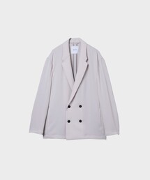 STUDIOUS | PLEATS DOUBLE BREASTED JACKET/シワになりにくい/ストレッチ/軽量(テーラードジャケット)